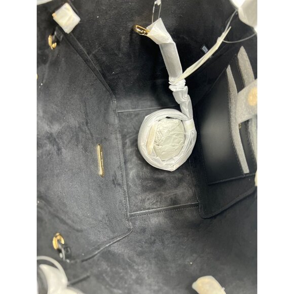 Michael Kors bucket phoebe tote bag large two tone MK signature black - Picture 4 of 12